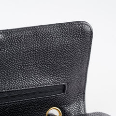 Chanel Classic Flap M/L Caviar Black