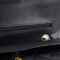 Chanel Classic Flap M/L Caviar Black