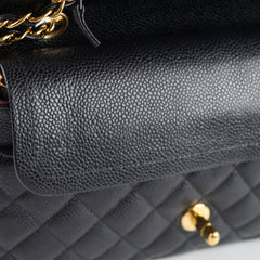 Chanel Classic Flap M/L Caviar Black