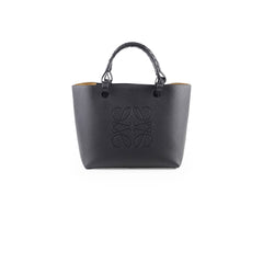 Loewe Anagram Small Black Tote Bag