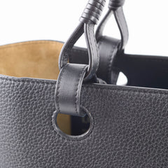 Loewe Anagram Small Black Tote Bag