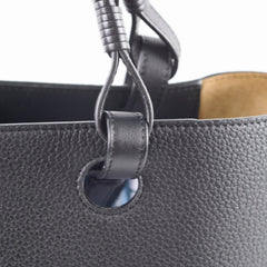 Loewe Anagram Small Black Tote Bag