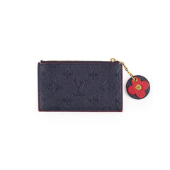 Louis Vuitton Empreinte Blooming Flowers Cardholder Blue Marine