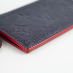 Louis Vuitton Empreinte Blooming Flowers Cardholder Blue Marine