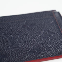 Louis Vuitton Empreinte Blooming Flowers Cardholder Blue Marine