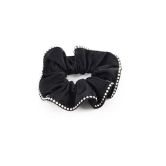 Chanel Silk Pearl Hair Scrunchie