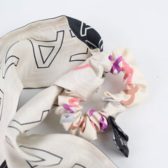Chanel Silk Hair Scrunchie