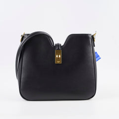 Celine Small Camille 16 Soft Bag Black Smooth Calfskin