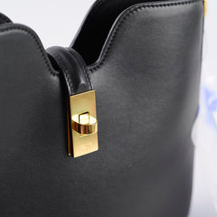 Celine Small Camille 16 Soft Bag Black Smooth Calfskin