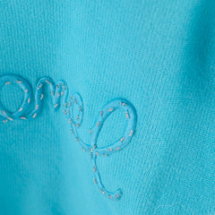 Chanel Knit Jumper Aqua Blue - Size 36