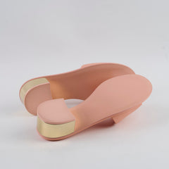 Chanel 23K Heeled Sandals Peach - Size 39