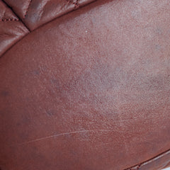 Chanel Burgundy Quilted Calfskin Mix Tote