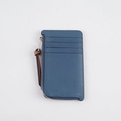 Loewe Coin Cardholder Navy/ Tan