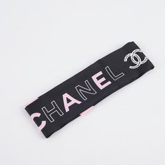 Chanel Silk CC Slim Bandeau Scarf