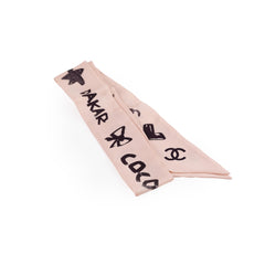 Hermes Silk Dakar Slim Scarf Pink