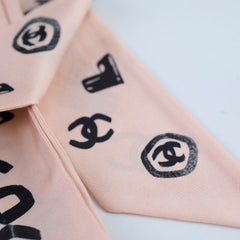 Hermes Silk Dakar Slim Scarf Pink