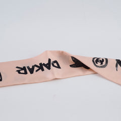 Hermes Silk Dakar Slim Scarf Pink