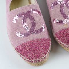 Chanel CC Espadrilles Pink - Size 37