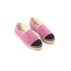 Chanel Denim CC Espadrilles Pink - Size 35