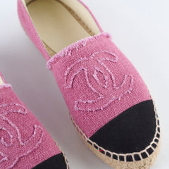 Chanel Denim CC Espadrilles Pink - Size 35