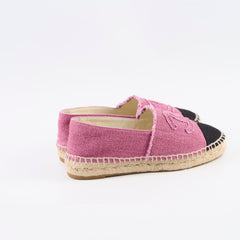 Chanel Denim CC Espadrilles Pink - Size 35