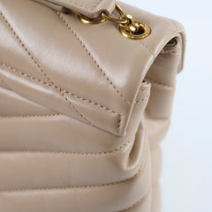 Saint Laurent Loulou Small Beige
