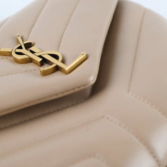 Saint Laurent Loulou Small Beige