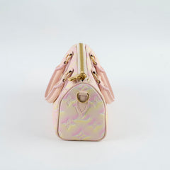 Louis Vuitton Nano Speedy Stardust Pink