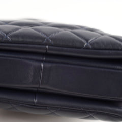 Chanel Small Trendy CC Top Handle Lambskin Navy