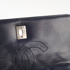 Chanel Small Trendy CC Top Handle Lambskin Navy