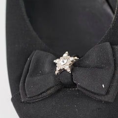 Chanel Bow Ballet Flats Black - Size 40