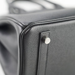 Hermes Birkin 30 Epsom PHW B Stamp Blackv