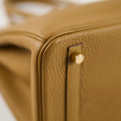 Hermes Birkn 30 Y Stamp GHW Bronze Dore