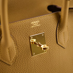 Hermes Birkn 30 Y Stamp GHW Bronze Dore
