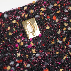 Chanel Wood Top Handle Tweed Bag