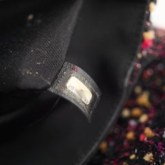 Chanel Wood Top Handle Tweed Bag