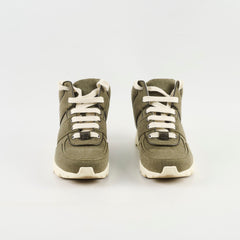 Chanel 17C Canvas Sneakers Green/White Size 37