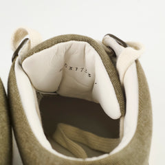 Chanel 17C Canvas Sneakers Green/White Size 37