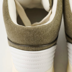 Chanel 17C Canvas Sneakers Green/White Size 37