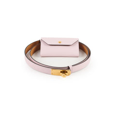 Hermes Kelly 18 Pocket Epsom Mauve Pale - Stamp W