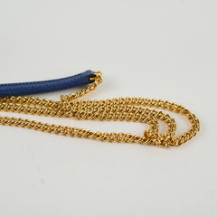 Prada Saffiano Wallet On Chain WOC Royal Blue
