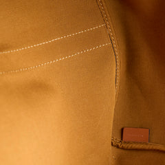 Celine Large Travel Bag Triomphe Canvas/Calfskin Leather Brown