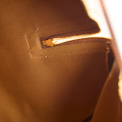 Celine Large Travel Bag Triomphe Canvas/Calfskin Leather Brown