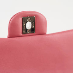 Chanel Classic Rectangle Mini Flap Lambskin Leather Pink