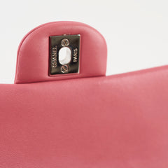 Chanel Classic Rectangle Mini Flap Lambskin Leather Pink