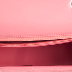 Chanel Classic Rectangle Mini Flap Lambskin Leather Pink