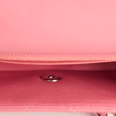 Chanel Classic Rectangle Mini Flap Lambskin Leather Pink