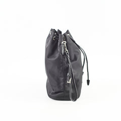 Prada Re-Nylon Drawstring Pouch Black