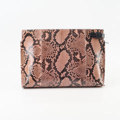 Loewe Pouch Python Pink
