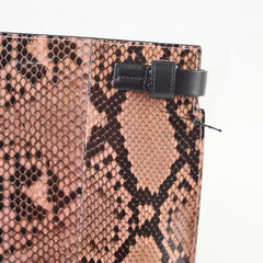 Loewe Pouch Python Pink